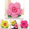 Elegant Romantic Flower Shape Cushion With Bright Colors And Soft Plush Material