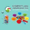 Puzzle Toy Gift Matching Game Kid Rainbow Education Color Sort Animal Cognition