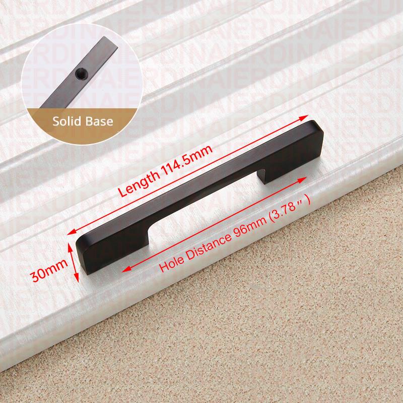 

NAIERDI American Handles Cabinet Door Handle Knob 800mm 1000mm Long Handles Matte Black Gold Furniture Handles Wardrobe Hardware