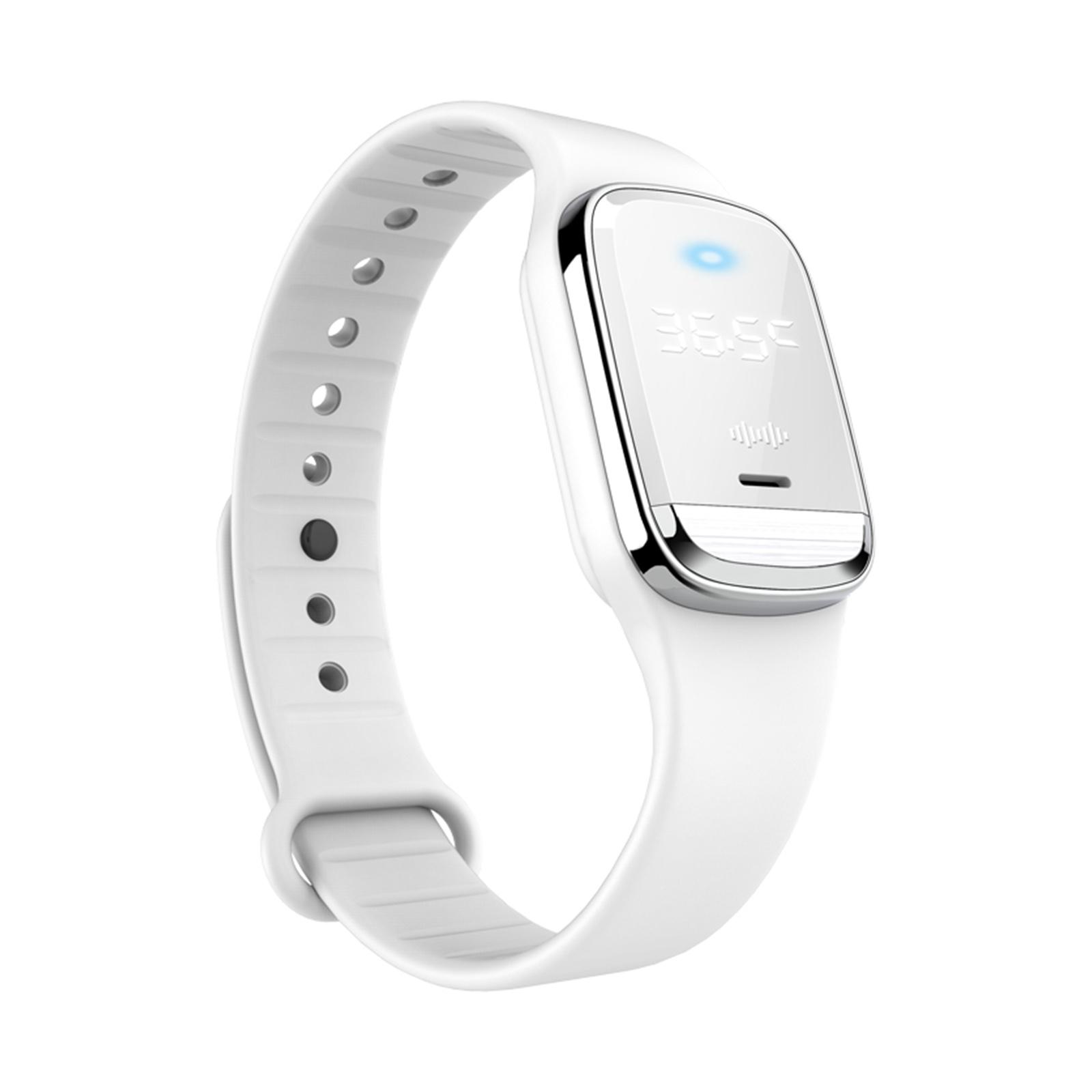 

M20 3 в 1 Ультразвуковий відлякувач комарів Браслет зі світлодіодним годинником Термодетектор проти комарів