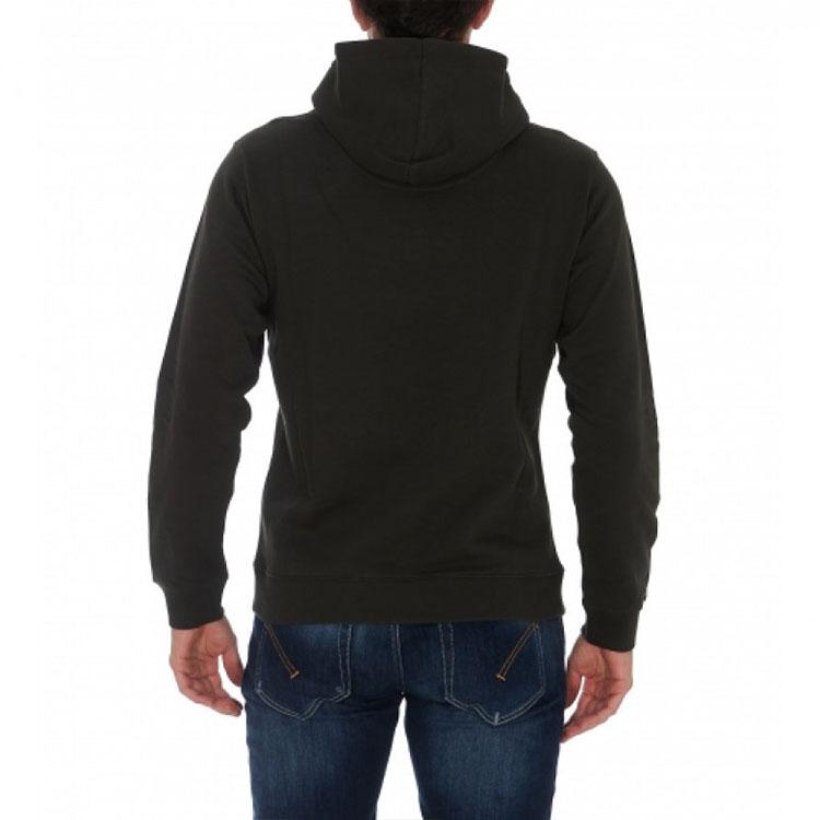 Kenzo Sudaderas Hombre Negra con Capucha Moderada Regular FB65SW3304MB-51A