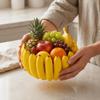 Creative Banana Shaped Storage Bowl Large Capacity Multifunctional For Fruit Snack Storage Home Decor