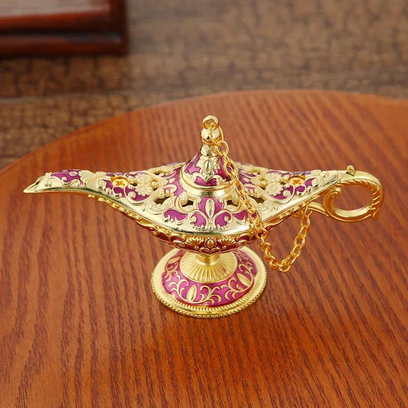 Aladdin Lamp Decoration Russian Wishing Lamp Metal Decoration Crafts European Vintage a birthday present Home Decoration Crafts
