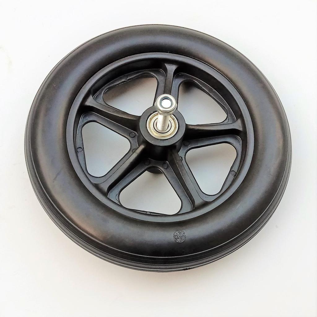 Universal Silent Elastic Wheel for Disabled and Elderly Wheelchairs