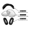 3 In 1 Clear Soft TPU Silicone Skin Protector Ear Cups Case for Airpods Max Airpodmax Anti Scratch Headphones Cover Accessories