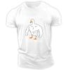 You Get The Bonk Humor Men Cotton T Shirt Men Causal O-neck Cartoon Murder Goose Kawaii T-shirts Male Classical Top Men Clothing