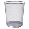 Open Top Mesh Trash Can Well Ventilated Round Wastebasket Convenient Metal Waste Basket  Home