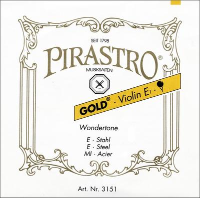 PIRASTRO Gold 215221 Gut Aluminum Wrapped Violin String A-string