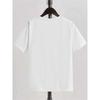 European Size Boys Round Neck Short Sleeved T Shirt with Heart Pattern