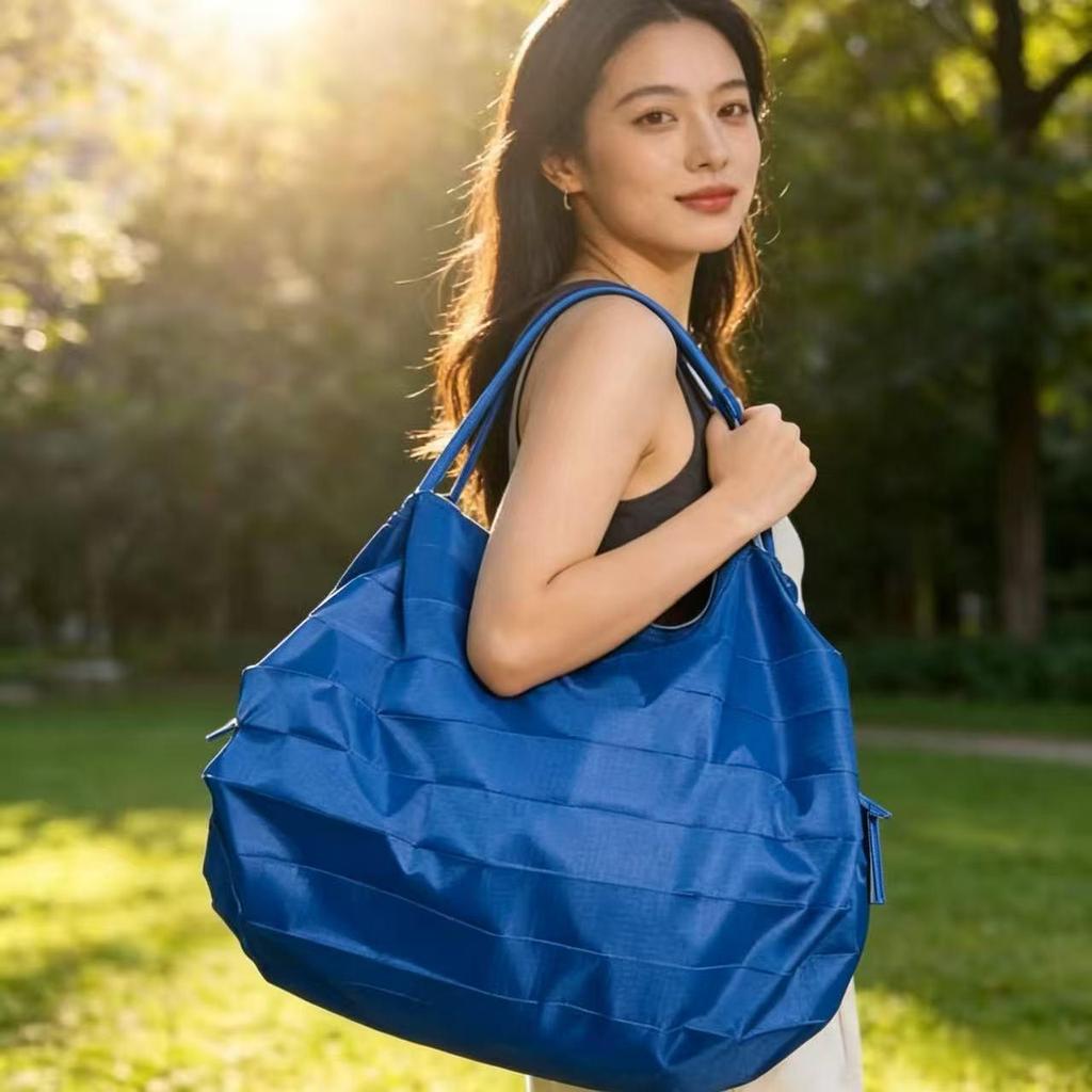 Foldable Japanese-Style Eco-Friendly Travel Shoulder Bag
