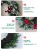 Hua Ying Fu Green Plant Combination Door & Window Hanging Ornament with Money Leaf & Eucalyptus Wreath