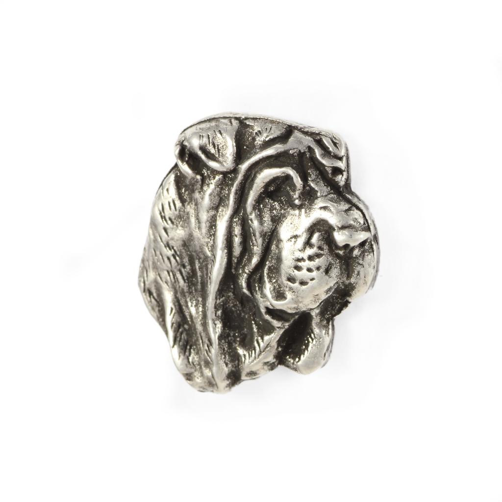 Shar Pei II - Dog brooch in a gift box, elegant pin, lapel pin for Art-Dog brand jacket