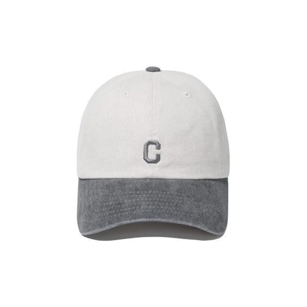 Standard Fit Small C Logo Pigment Ball Cap Charcoal