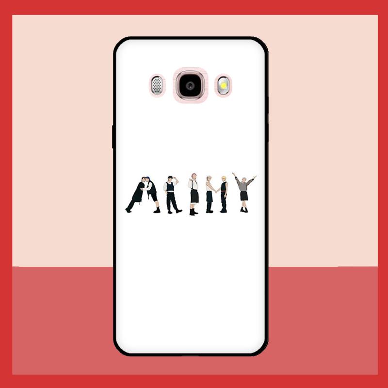 Korean Fashion Kpop Band Case For Samsung Galaxy J6 J4 Plus A6 A7 A8 A9 J8 2018 J3 J5 J7 2017 J1 A3 A5 2016 Cover