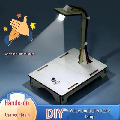Voice-Controlled DIY Table Lamp: Handmade Science Experiment and Brain-Teasing Toy Set