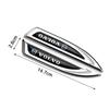 2 Stück Blade Abzeichen Dekor Autoaufkleber Metall Auto Emblem Zieraufkleber Zubehör für Volvo RDESIGN XC60 XC40 XC80 S80 S90 V40 V60 T8