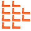 10Pcs 90Degree Rightangle Auxiliary Positioner Woodworking Tool Square Angle Ruler Holder