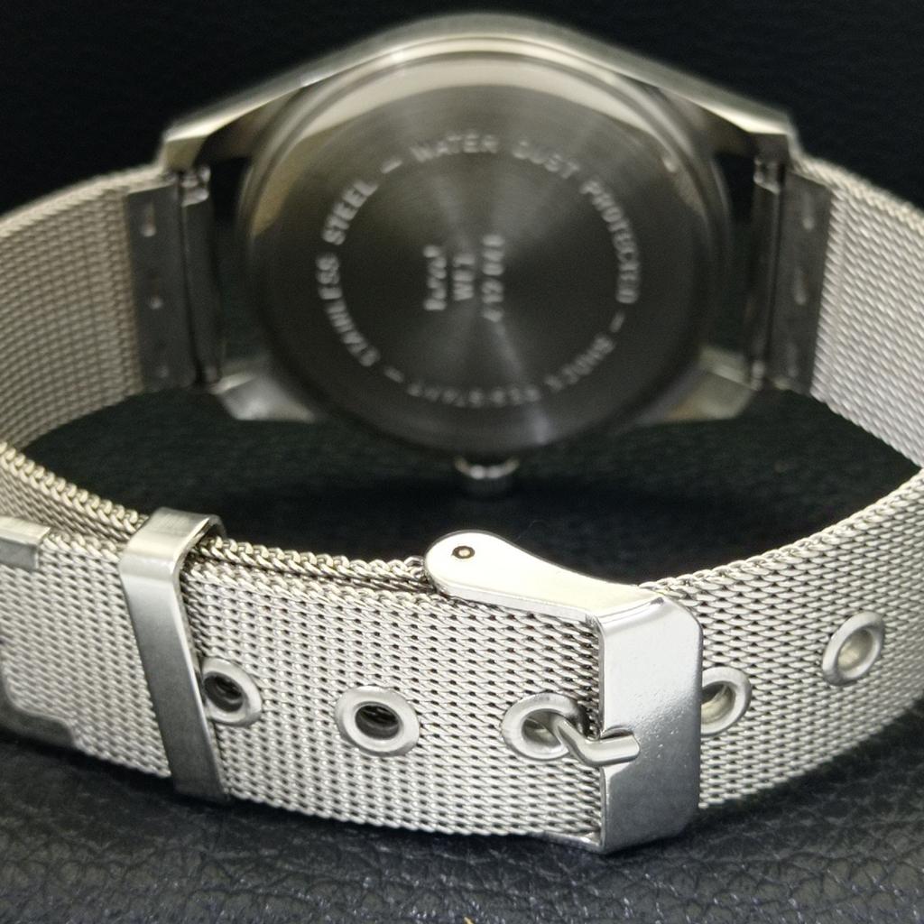 HANDAUFZUG VINTAGE HMT JANATA INDISCHE HERRENARMBANDUHR ARABISCH GRÜNES ZIFFERBLATT a440956-4