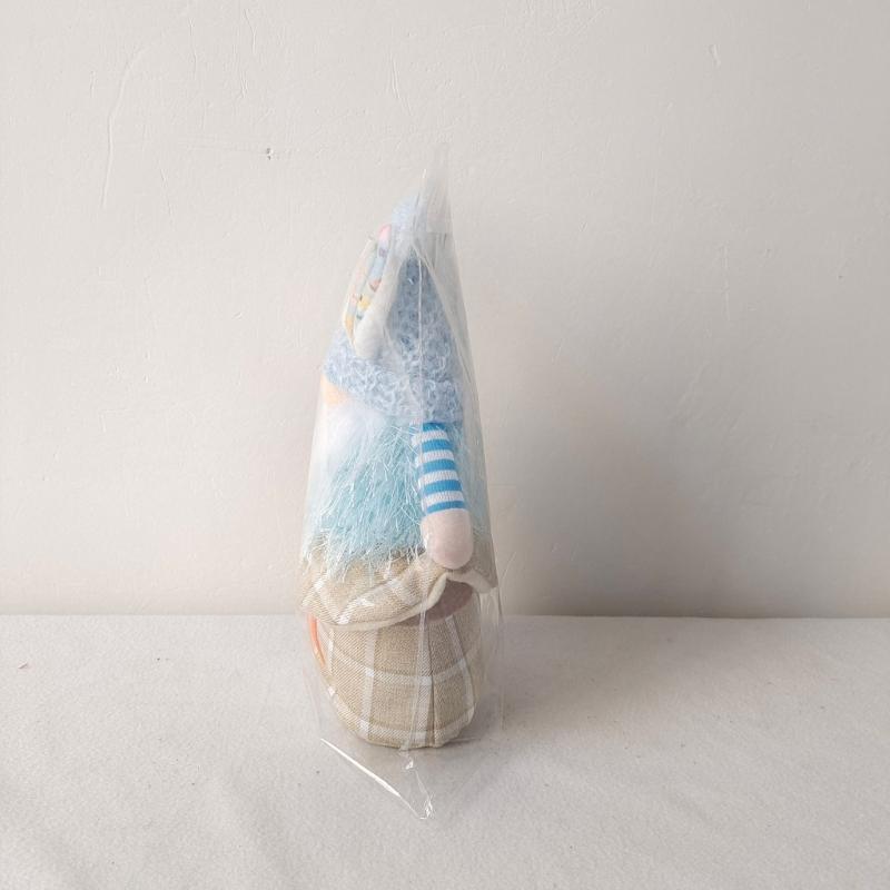 1pair Colorful Easter Rabbit Gnomes Figurine Unique Style for Festive Celebrations Spring Celebrations Home Indoor Decor