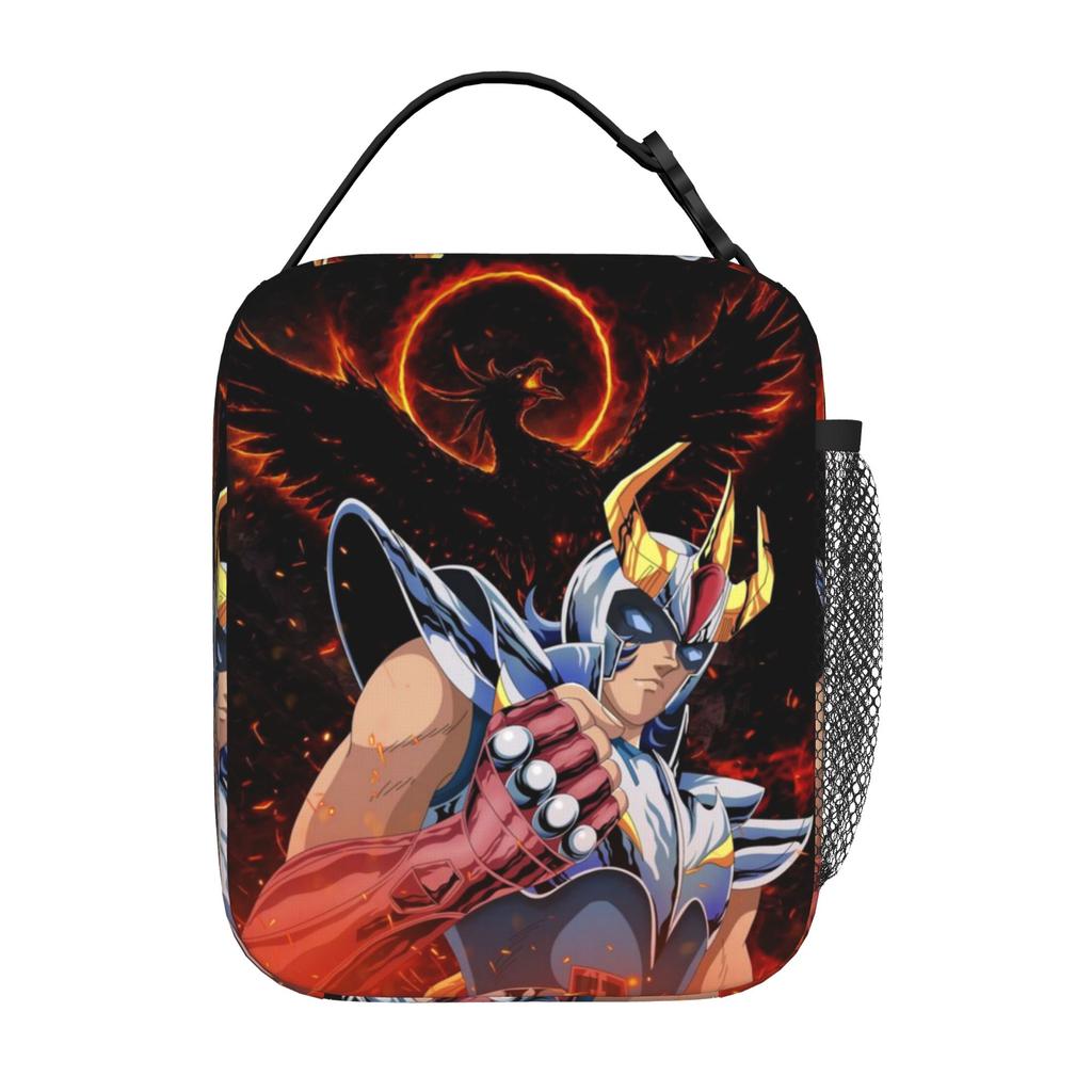 Back To School Season Saint Seiya Storage Bag Ikki (4) Kawaii Cool Personalised Food Organizer Lunch Bag