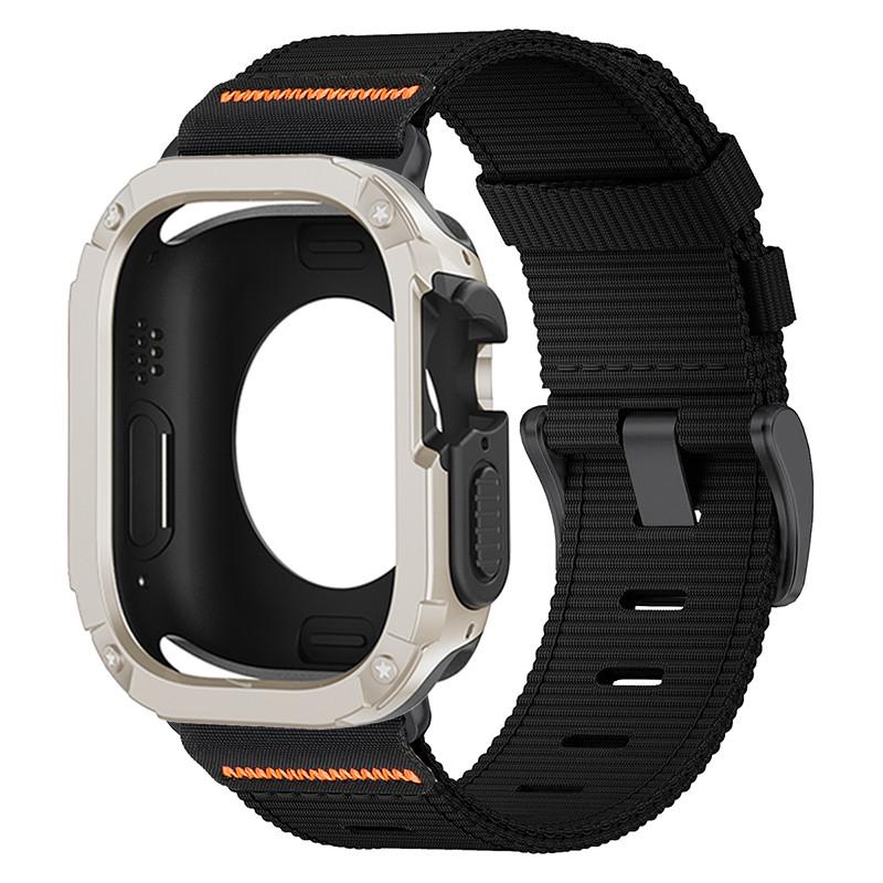 Case+Nylon Strap For Apple Watch Series 11 10 42 46mm Ultra 3 49mm Protective TPU PC Colver For Iwatch 987 44 45mm 6SE54 40 41mm