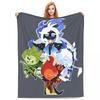 Cookie Run Kingdom Knitted Blankets Velvet Ultra-Soft Throw Blanket for Bedding Couch Bed Rug