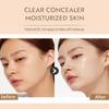 GECOMO Small Powder Bottle Liquid Foundation Soft Mist Long-lasting Makeup Does Not Come Off Moisturizing Concealer Waterproof
