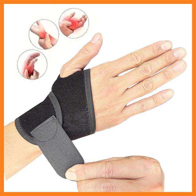 

Sports Tendon Sheath Wrist Guard Hand Sleeve with Support Palm Guard Fitness Men and Women Wellness Nursing Massager Supplies чорний