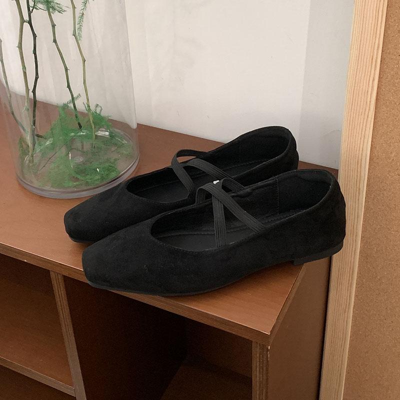 Fashion Fashion Round Toe Ladies Flats Slip On Shoes Casual Female Soft Footwear Shallow Women Ballet Flats Dance Shoes