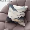 Chinese Landscape Pillow Covers Pattern Cushion Cover Suitable for Sofa Bedroom Car Pillow Cover