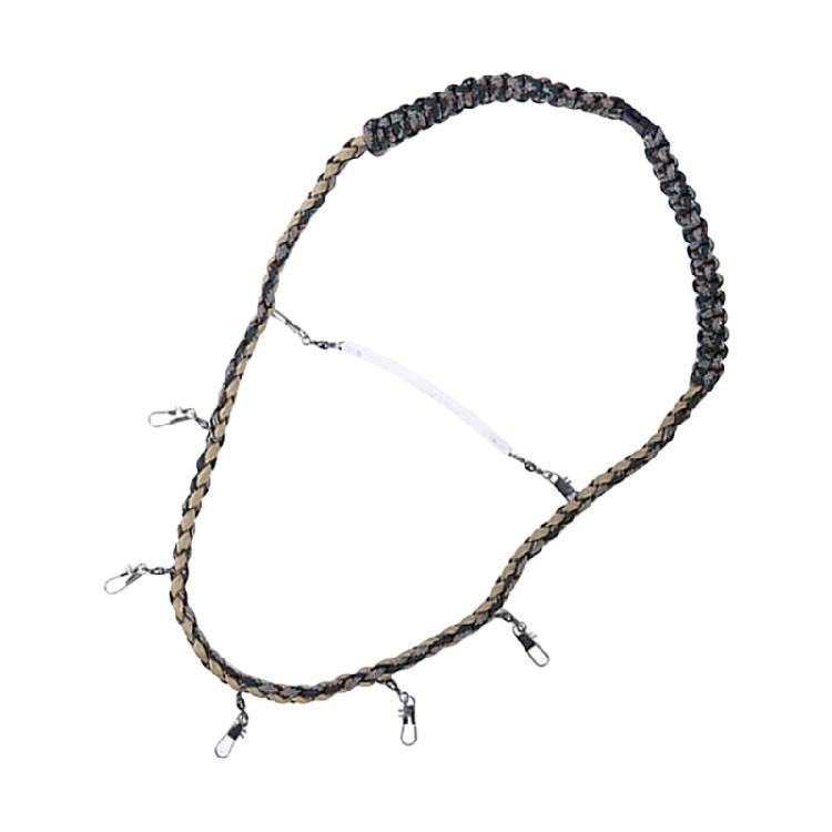 

Nylon Braided Fishing Tool Holder Lanyard Multifunctional Fly Fishing Lanyard Necklace Fishing Gear Equipment Accessory 1