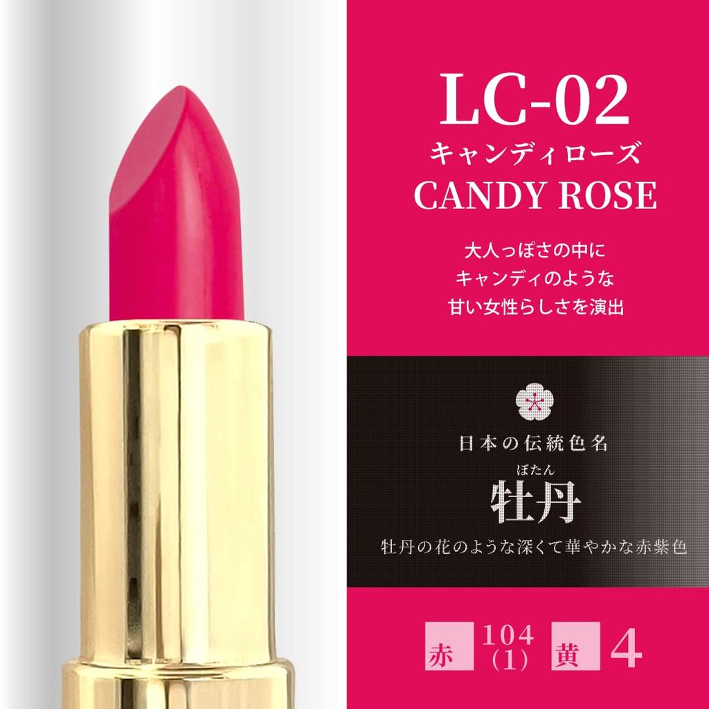 Hypoallergenic Lipstick Made with Food Nature Lip Color Available In 5 Colors Coloring, LC-02 (Candy Rose),