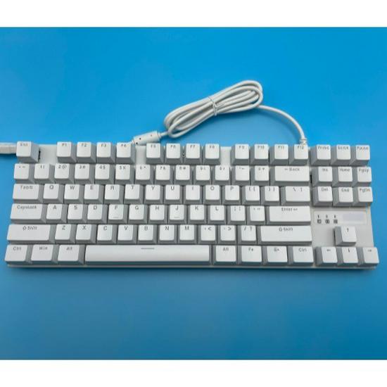 H87 Mechanical Wired Keyboard with Blue Switches for Gaming and Office