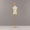 Korean Style Electroplated Female Torso Mannequin for Clothing Display