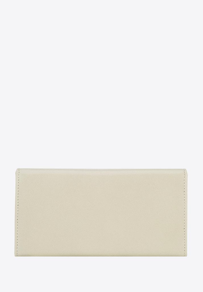 Wittchen Women's Leather Wallet With A Straight Cut, Beige, Natural Leather