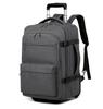 VIASTA Business Casual Rolling Backpack - Multi-Compartment, Large Capacity, Double Shoulder Design