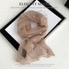 Breathable Sunscreen Lace Shawl Lightweight Neck Protection Scarf Fashion Lace Scarf  for Women