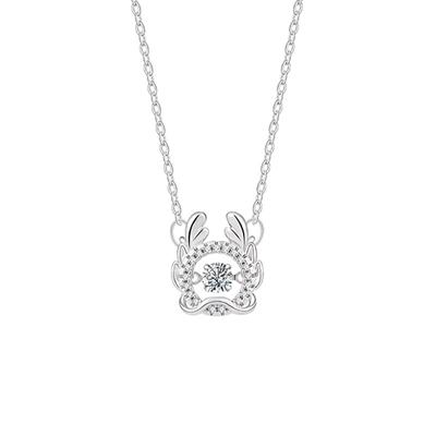 Original Zodiac Linglong Necklace Jewelry Women's Light Luxury Fashion Stainless Steel Clavicle Chain