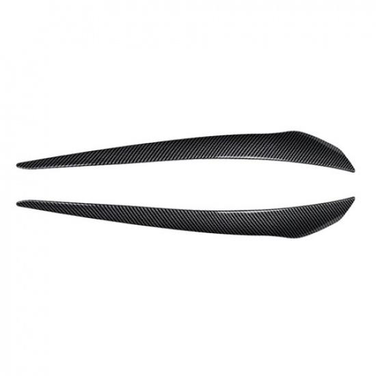 Front Headlight Eyebrows Lamp Trim For BMW 3 Series Coupe E92 E93 LCI 2010-2012