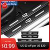 Pro VW VOLKSWAGEN 2026 Nová prahová lišta dveří pro Volkswagen R LINE RLine Znak GOLF 3 4 5 6 7 8 GTI POLO MK5 MK7 Passat