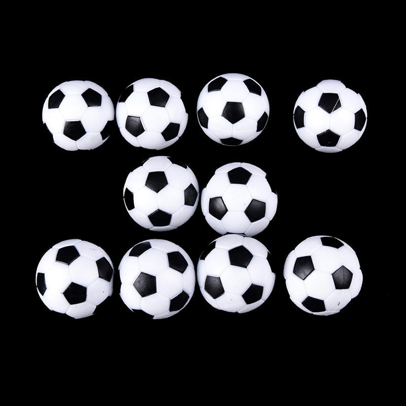 10Pcs 32Mm Plastic Soccer Table Foosball Ball Football Fussball