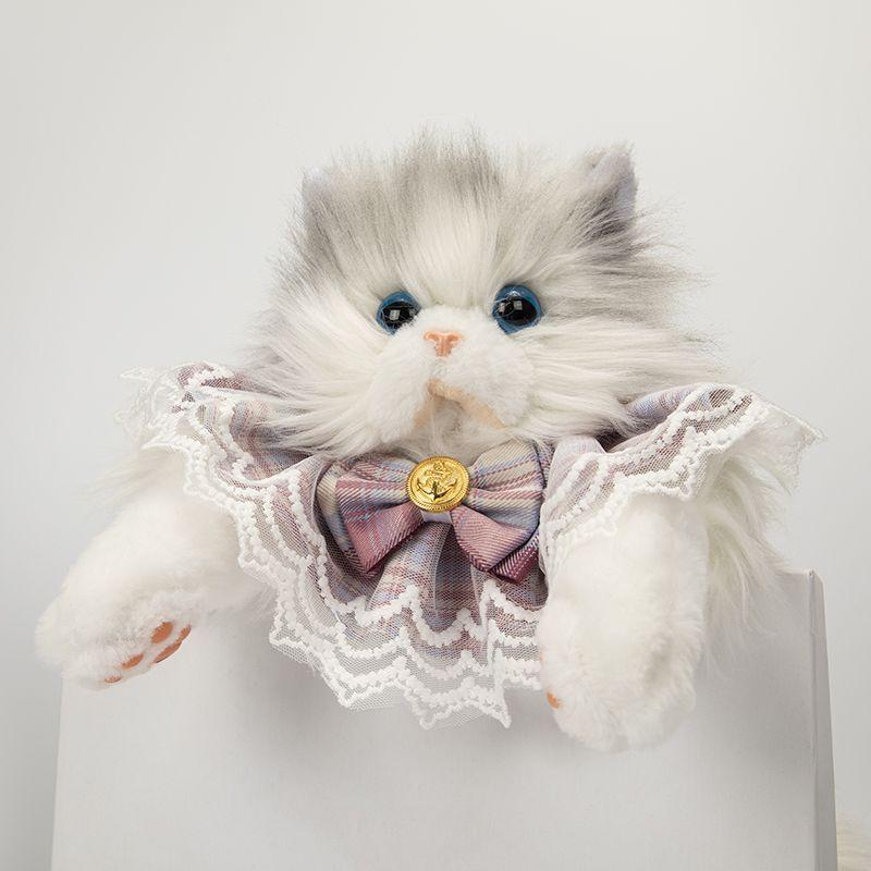 Pet toy style backpack Simulated cat backpack Single shoulder and double shoulder storage bag Cute Sweet Plush Storage Bag