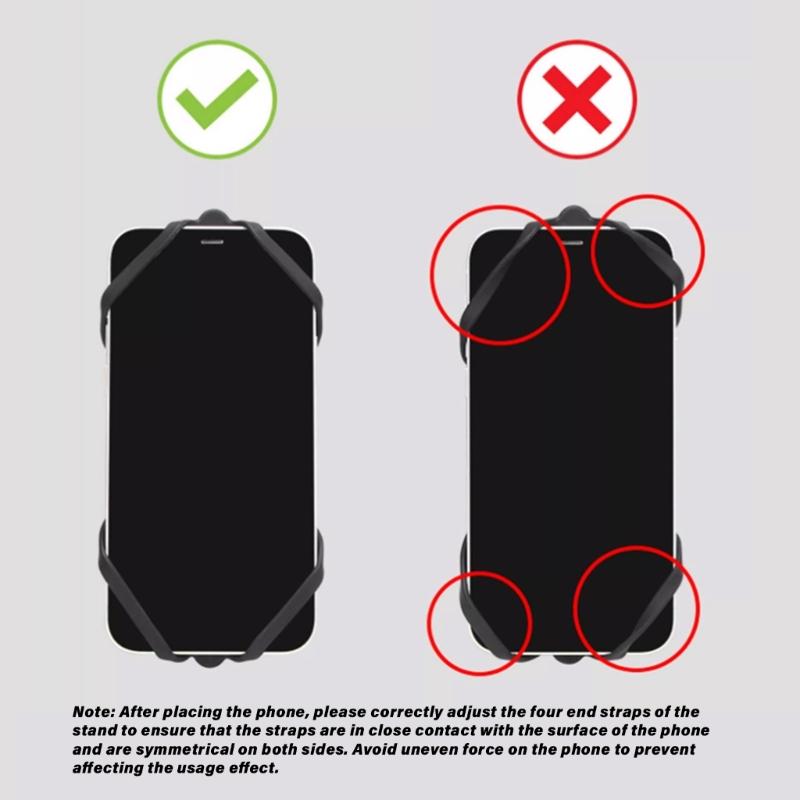 Bicycles Handlebar Phone Holder Flexible Silicone Bike Strap Mount Cycling Phone Mount Bicycles Handlebar Phone Support