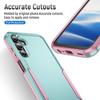 Matte Feeling Strong Handyhülle für Samsung Galaxy S24 Plus S23 Ultra S22 S21 FE S20 5G Fallschutz Rückseite