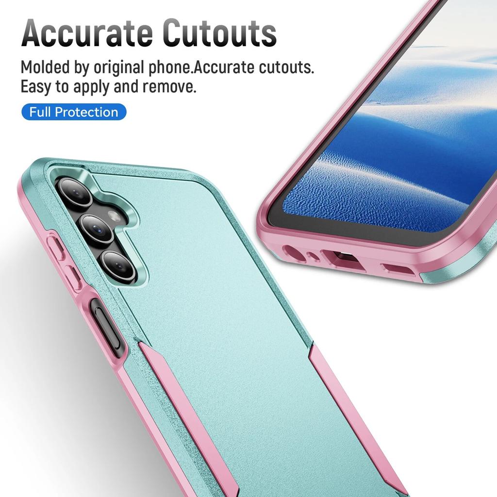 Matte Feeling Strong Handyhülle für Samsung Galaxy S24 Plus S23 Ultra S22 S21 FE S20 5G Fallschutz Rückseite