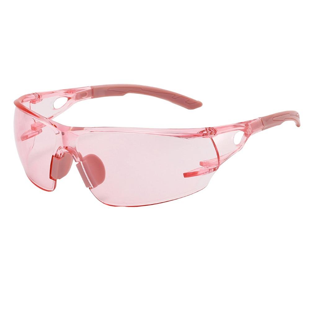 Colorful Work Goggles Transparent Anti-Fog Goggles Simple Safety Glasses for Work/Lab/Cycling