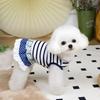 Soft Striped Dog Dress Cute Cat Vest Harness Comfortable Summer Pet Clothes  for Puppy Kittens