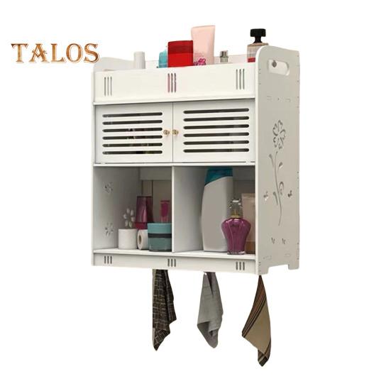 

Кухонный настенный шкаф Большая вместимость Несколько отделений Простая установка Туалетный шкаф для хранения Принадлежности для ванной C