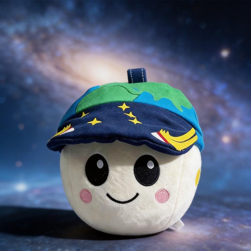 Peluche Artemis II con Cappello Stellato per Collezionisti e Bambini
