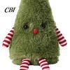 Christmas Tree Plush Doll Ornament with Dangling Legs, Cute Soft Stuffed Figure, Cozy Aesthetic Room Accents for Home Living Sofa And Party